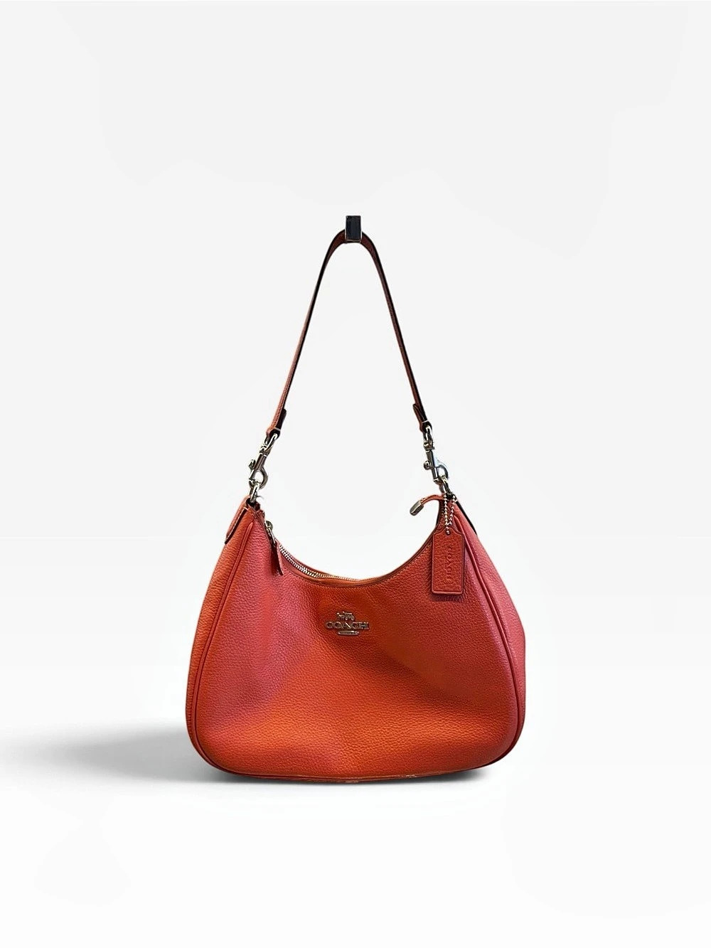 Coach Teri Hobo Red Leather Hobo Bag Like New